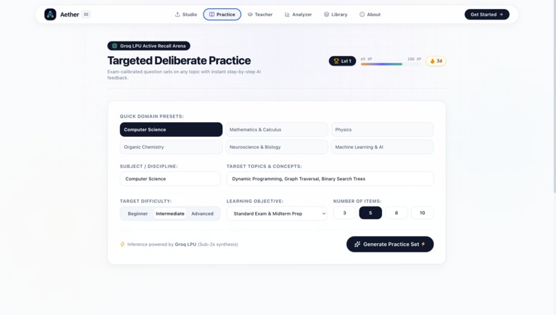 Aether - Multi-Agent Study OS – screenshot 12