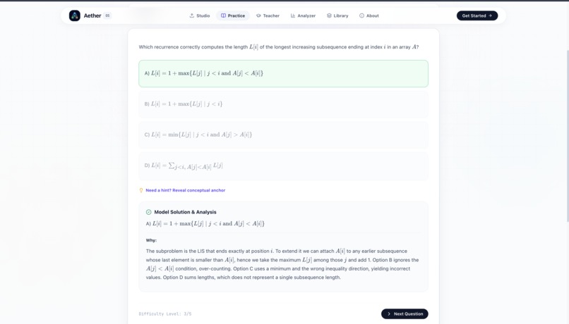 Aether - Multi-Agent Study OS – screenshot 13
