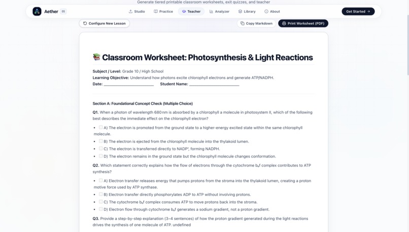 Aether - Multi-Agent Study OS – screenshot 15