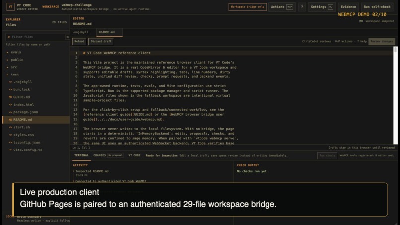 VT – screenshot 1