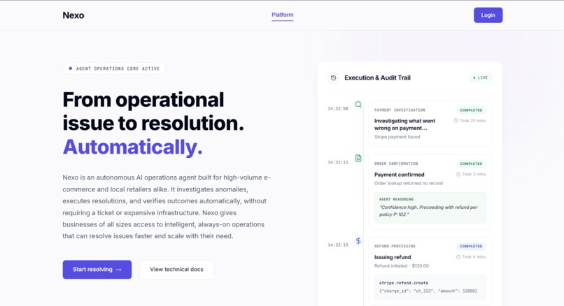 Nexo – screenshot 1