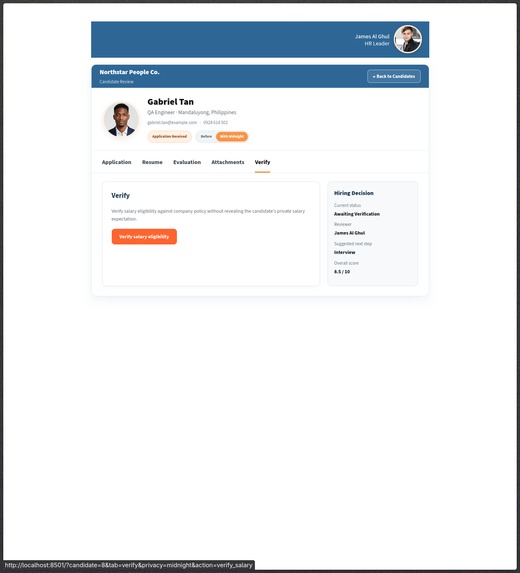 Privacy-Preserving HR Verification – screenshot 3