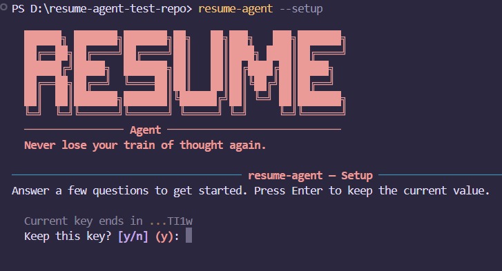 Resumer-Agent – screenshot 1
