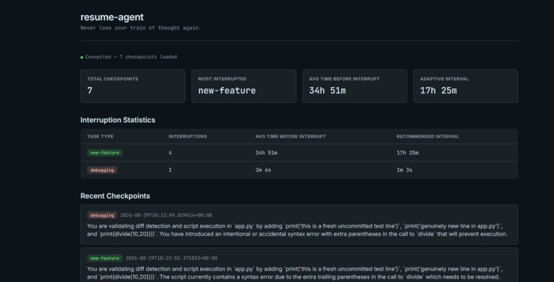 Resumer-Agent – screenshot 2