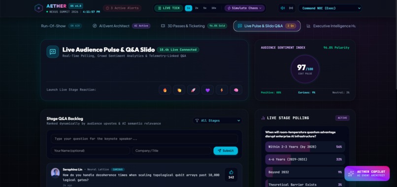 AETHER EVENT OS – screenshot 1
