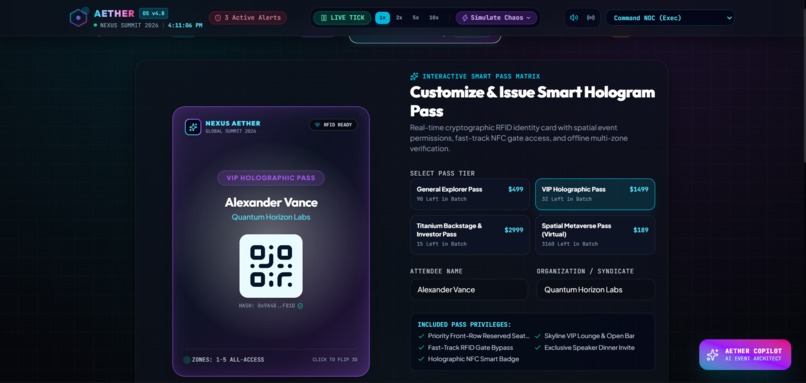 AETHER EVENT OS – screenshot 3