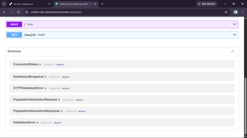 Unified City Dashboard Real-Time Urban Intelligence Platform – screenshot 5