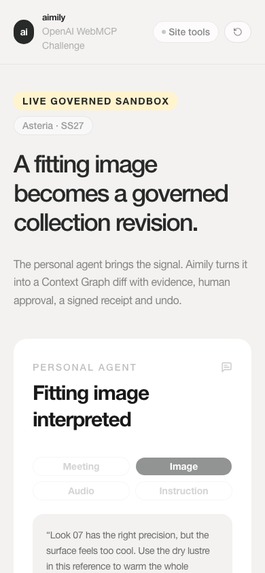 Aimily Context Review – screenshot 1