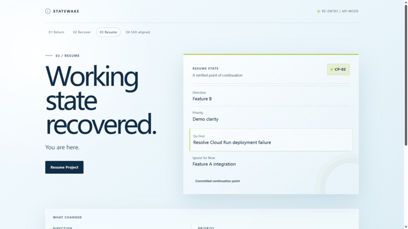 STATEWAKE – screenshot 4