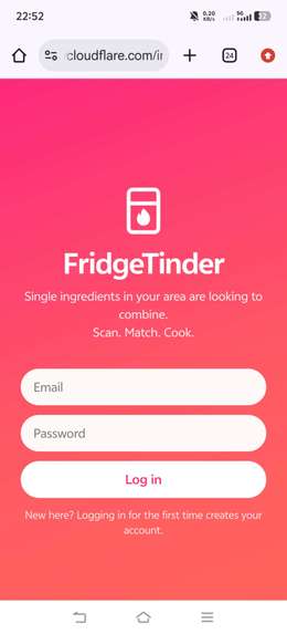 FridgeTinder – screenshot 1