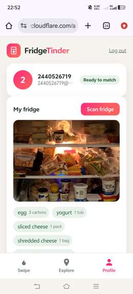 FridgeTinder – screenshot 2