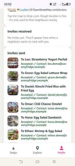 FridgeTinder – screenshot 3