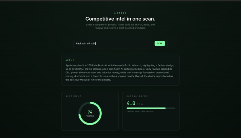 Radar – screenshot 2