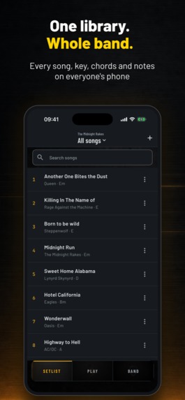 BandSync: Chords & Setlists – screenshot 2