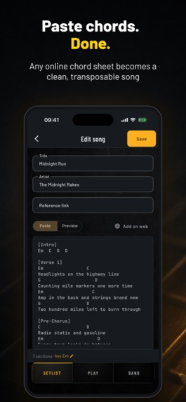 BandSync: Chords & Setlists – screenshot 3