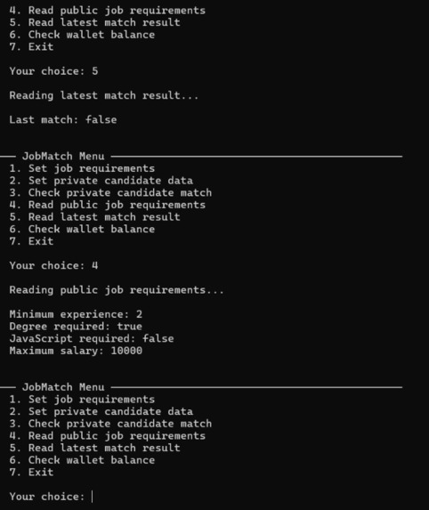 Private JobMatch – screenshot 3