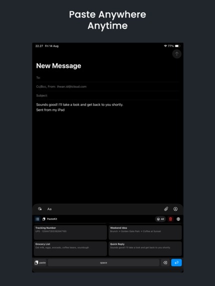 PasteKit – screenshot 1