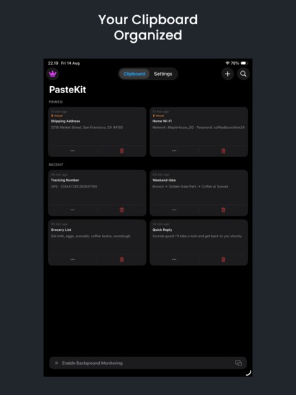 PasteKit – screenshot 2