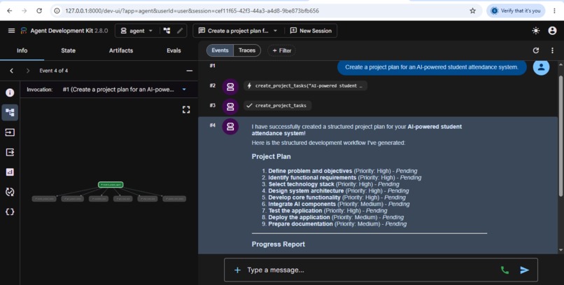 AI Student Project Manager Agent – screenshot 2