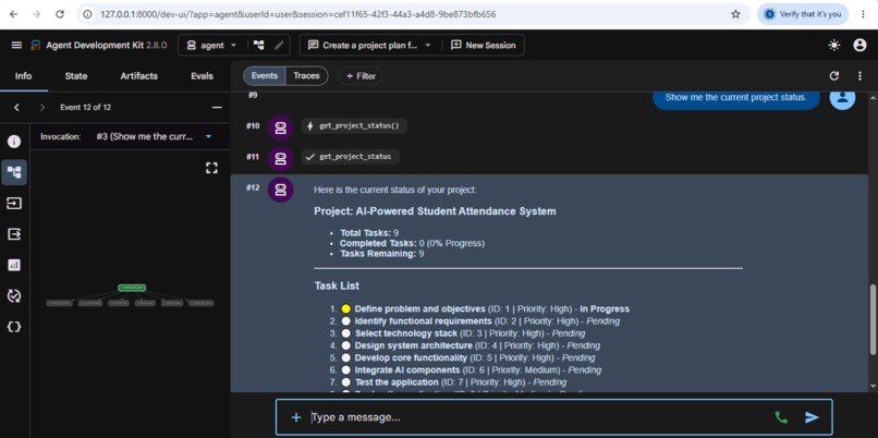 AI Student Project Manager Agent – screenshot 3