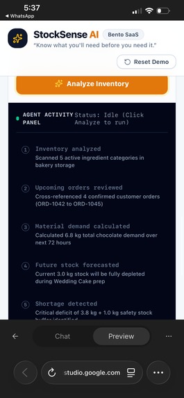 StockSense AI  – screenshot 5