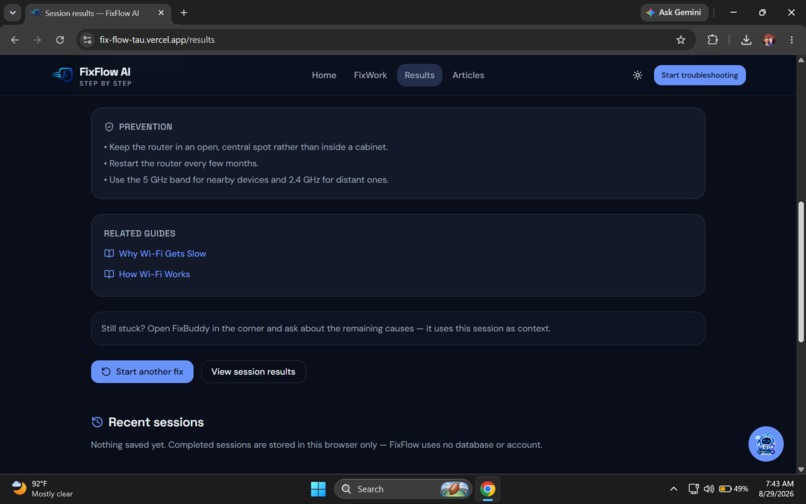 FixFlow-AI – screenshot 2