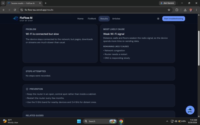 FixFlow-AI – screenshot 4