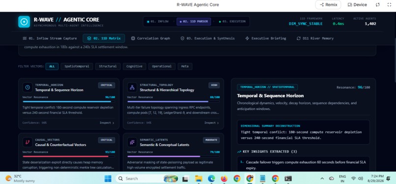 R-WAVE Agentic Core – screenshot 3