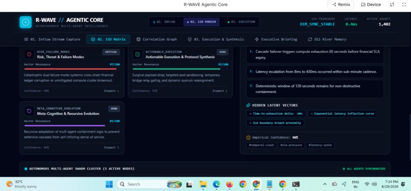 R-WAVE Agentic Core – screenshot 4