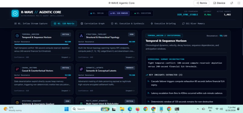 R-WAVE Agentic Core – screenshot 6