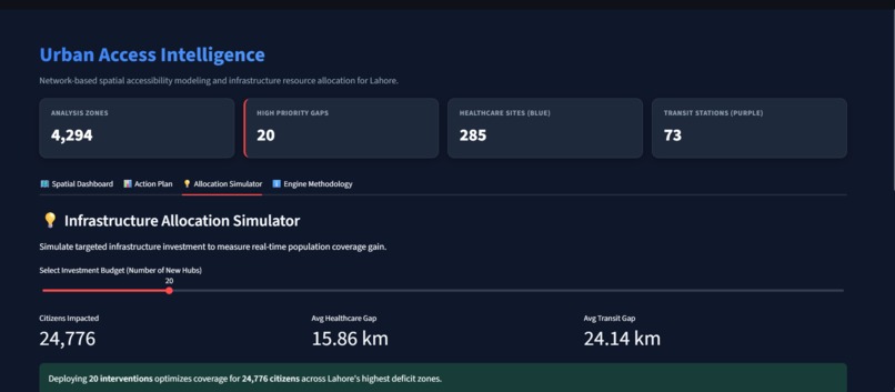Urban Access Intelligence – screenshot 1
