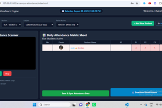 AI Smart Campus Attendance System