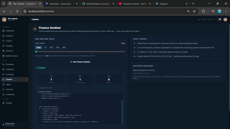 The Cabinet Agentic Suite – screenshot 3