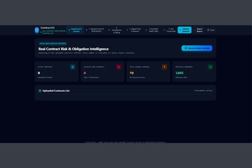 ContractIQ — Smart Contract Intelligence – screenshot 1