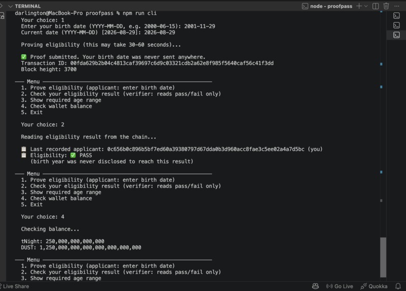 ProofPass – screenshot 4
