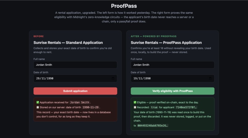 ProofPass – screenshot 2