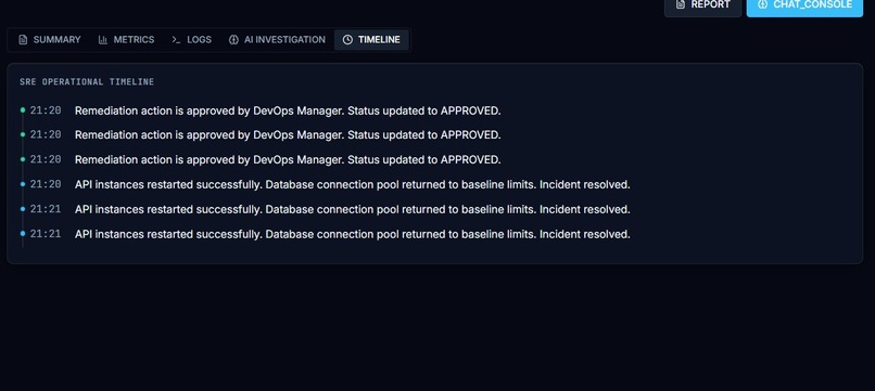 SentinelOps AI — Autonomous SRE & Remediation Agent – screenshot 3
