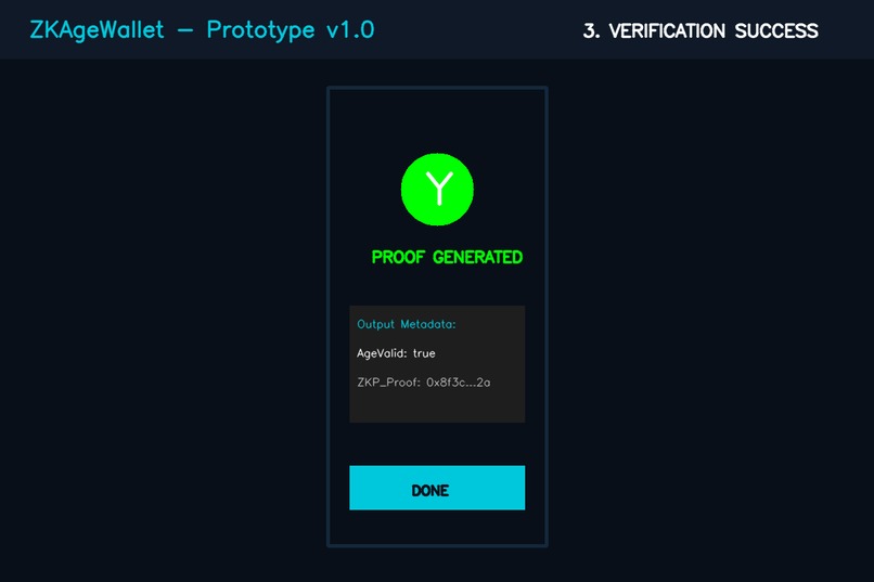 ZKAgeWallet: Private Age Verification Wallet – screenshot 2