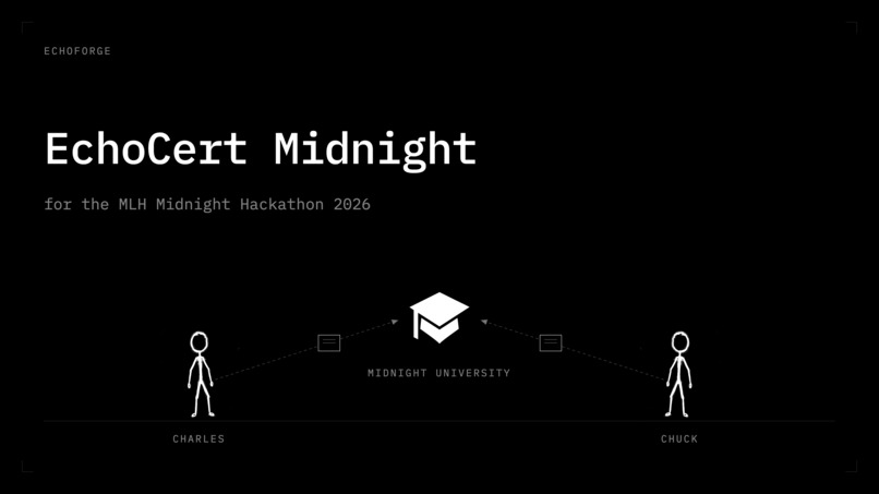 EchoCert Midnight – screenshot 1