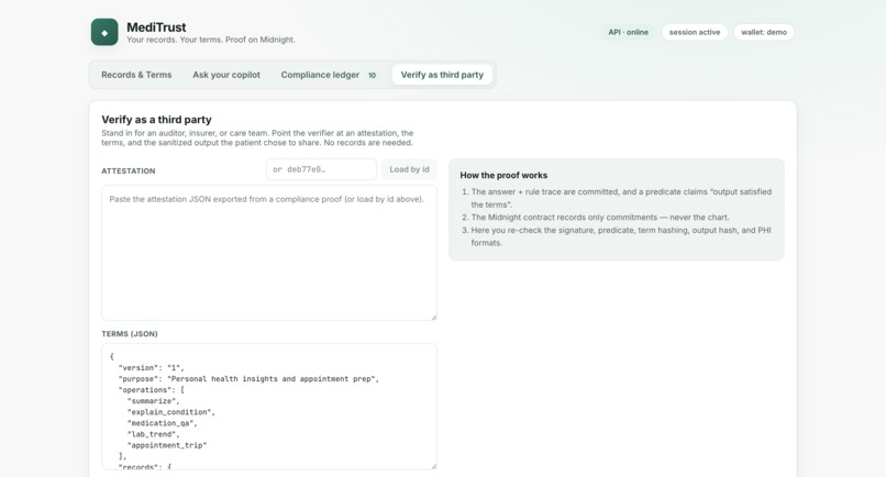 MEDITRUST – screenshot 1