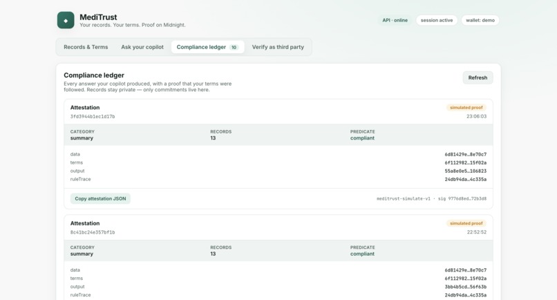 MEDITRUST – screenshot 3