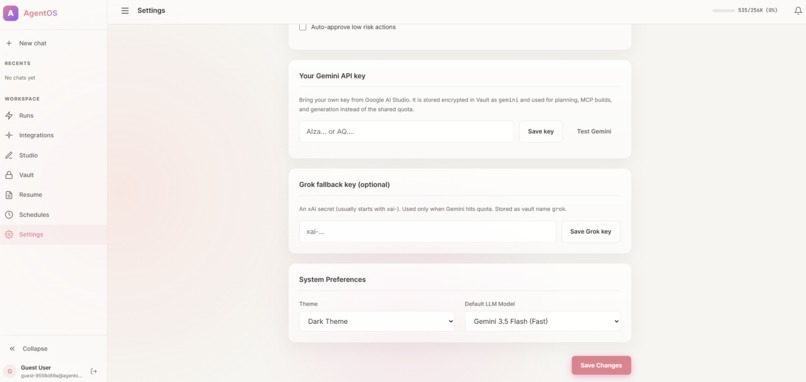 AgentOS – screenshot 12