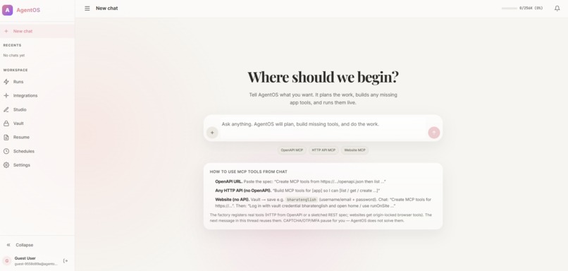 AgentOS – screenshot 5