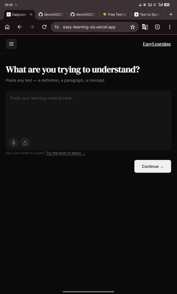 EasyLearning – screenshot 1
