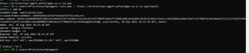 ArchitectOps Agent – screenshot 4