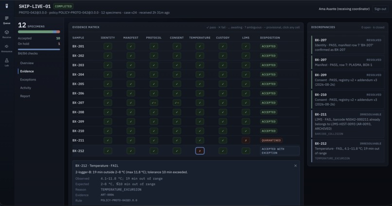 BioIntake – screenshot 2