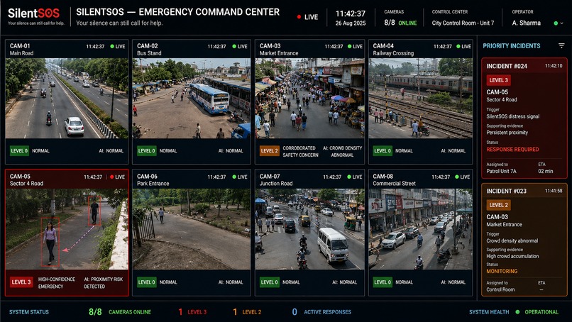 SilentSOS — AI-Powered Silent Emergency Response – screenshot 2