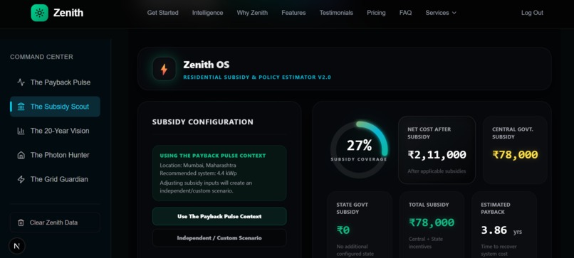 Zenith: Solar-to-Grid Intelligence Platform – screenshot 9