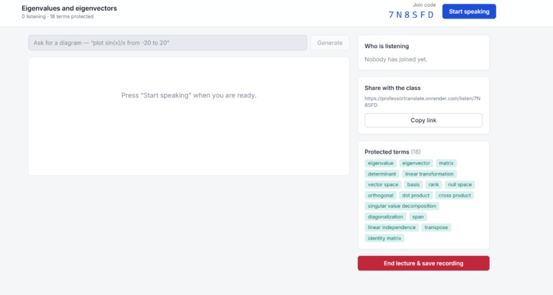 ProfessorTranslate – screenshot 1
