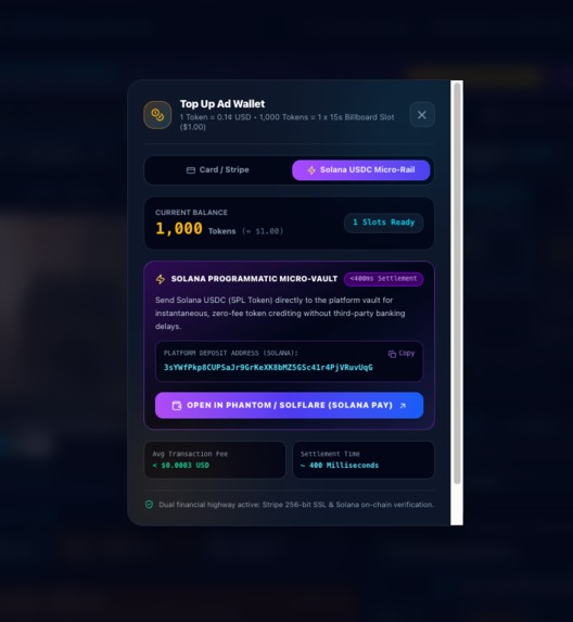 Virtual BillBoard • Autonomous AI Agent Screen Network – screenshot 8